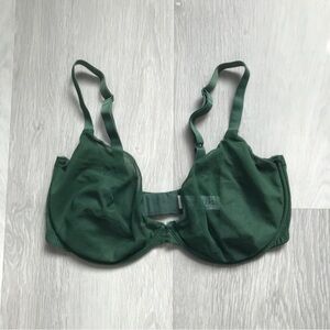 THE GREAT EROS CANOVA BRA FOREST GREEN WOMENS 36DD